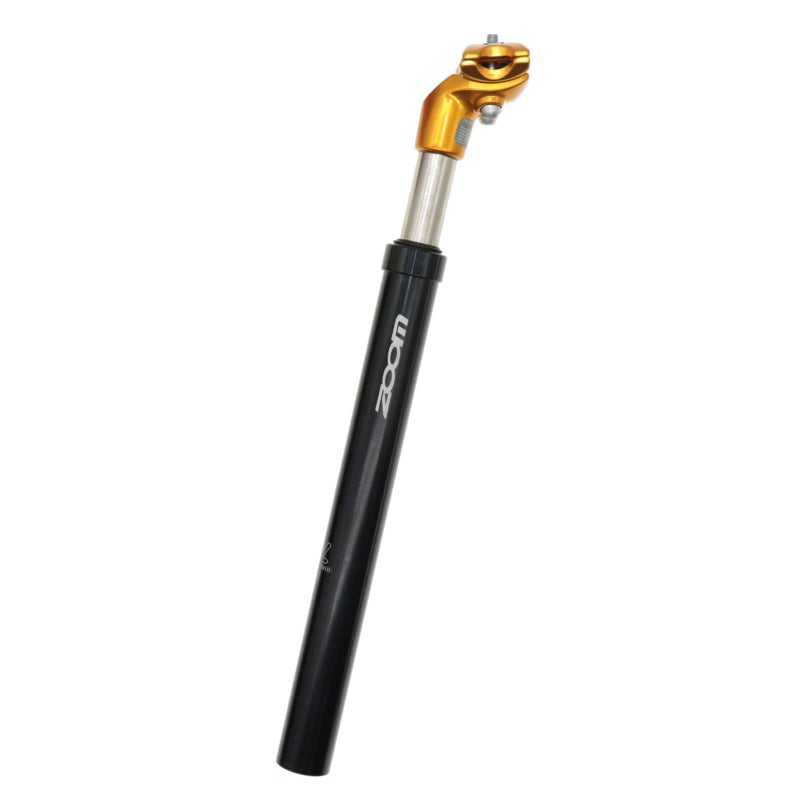 DJC Components DJC Bike Suspension Seatpost Shock Absorber Damper Post 27.2 30.9 31.6 mm  Lightweight Aluminum Body(Golden Head 27.2mm) - Image 1